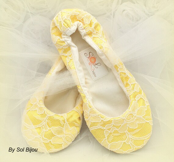 yellow flats for wedding