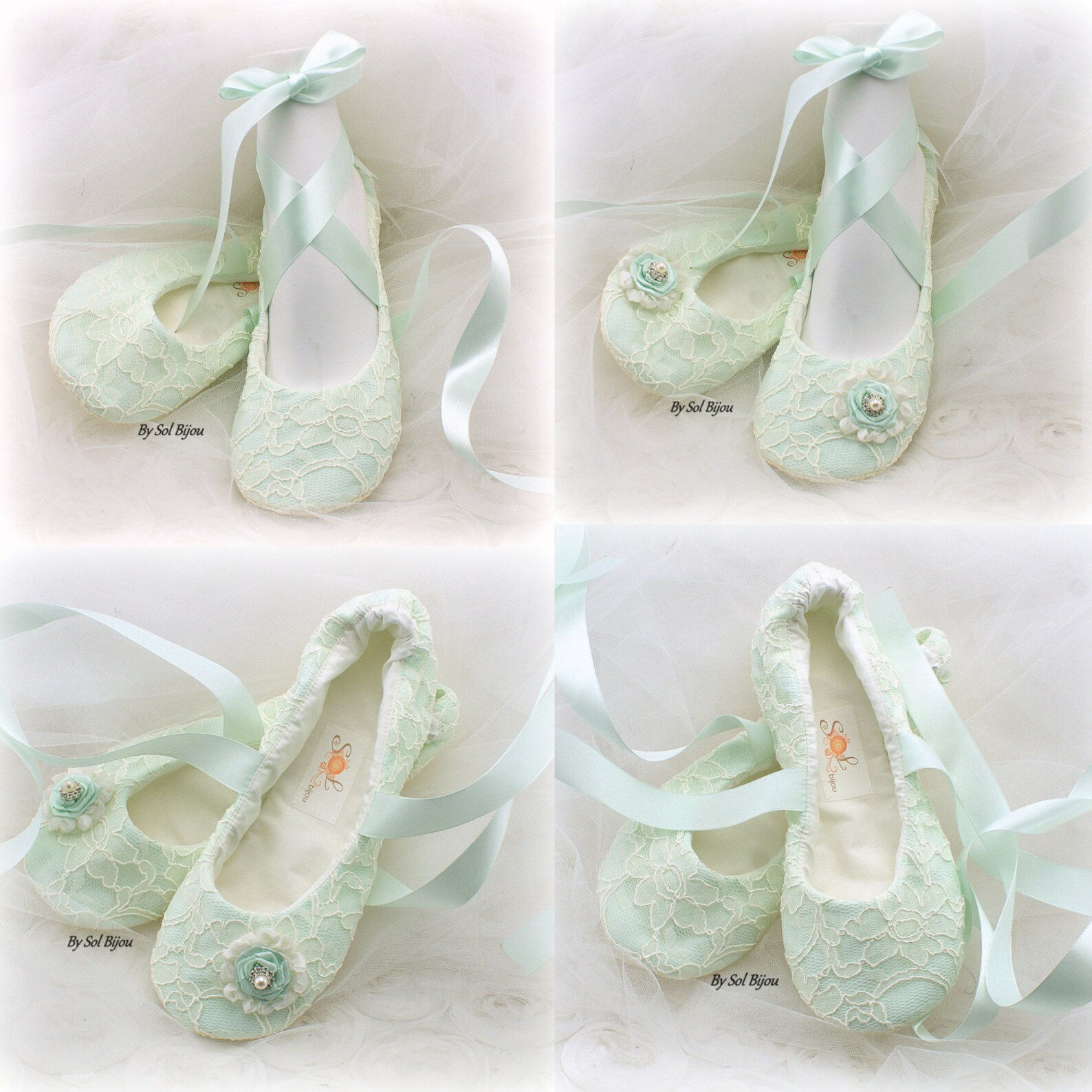 mint ballet flats,mint green flats,ivory,lace ballet flats,ballet slippers,elegant wedding,bridal flats,wedding shoes,flower gir