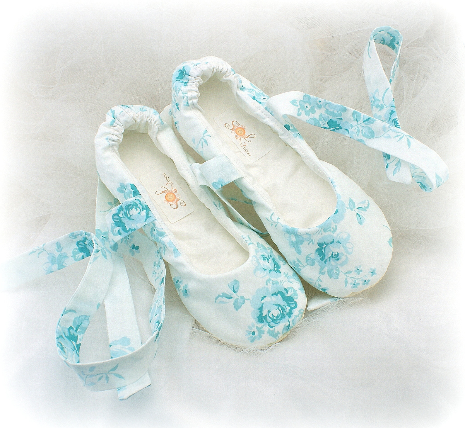 bride ballet slippers teal and white floral blue wedding ballet shoes bridal flats for brides elegant ballerina slippers custom