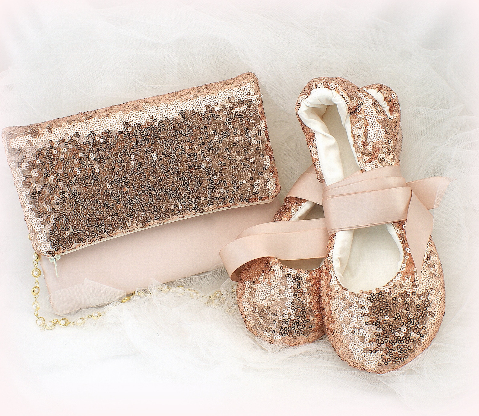 rose gold sequin shoes for brides elegant wedding ballet slippers wide fit