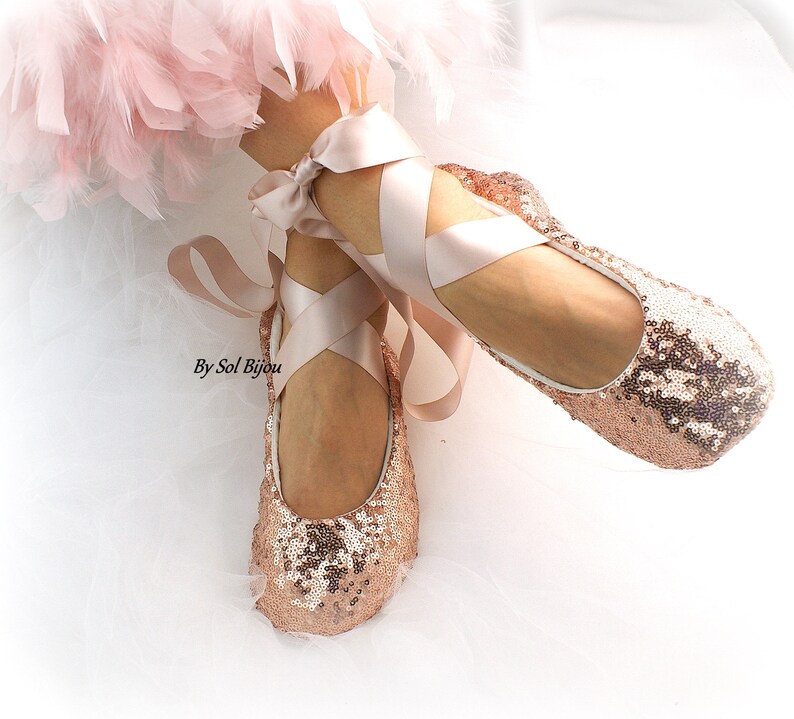 rose gold sequin booties