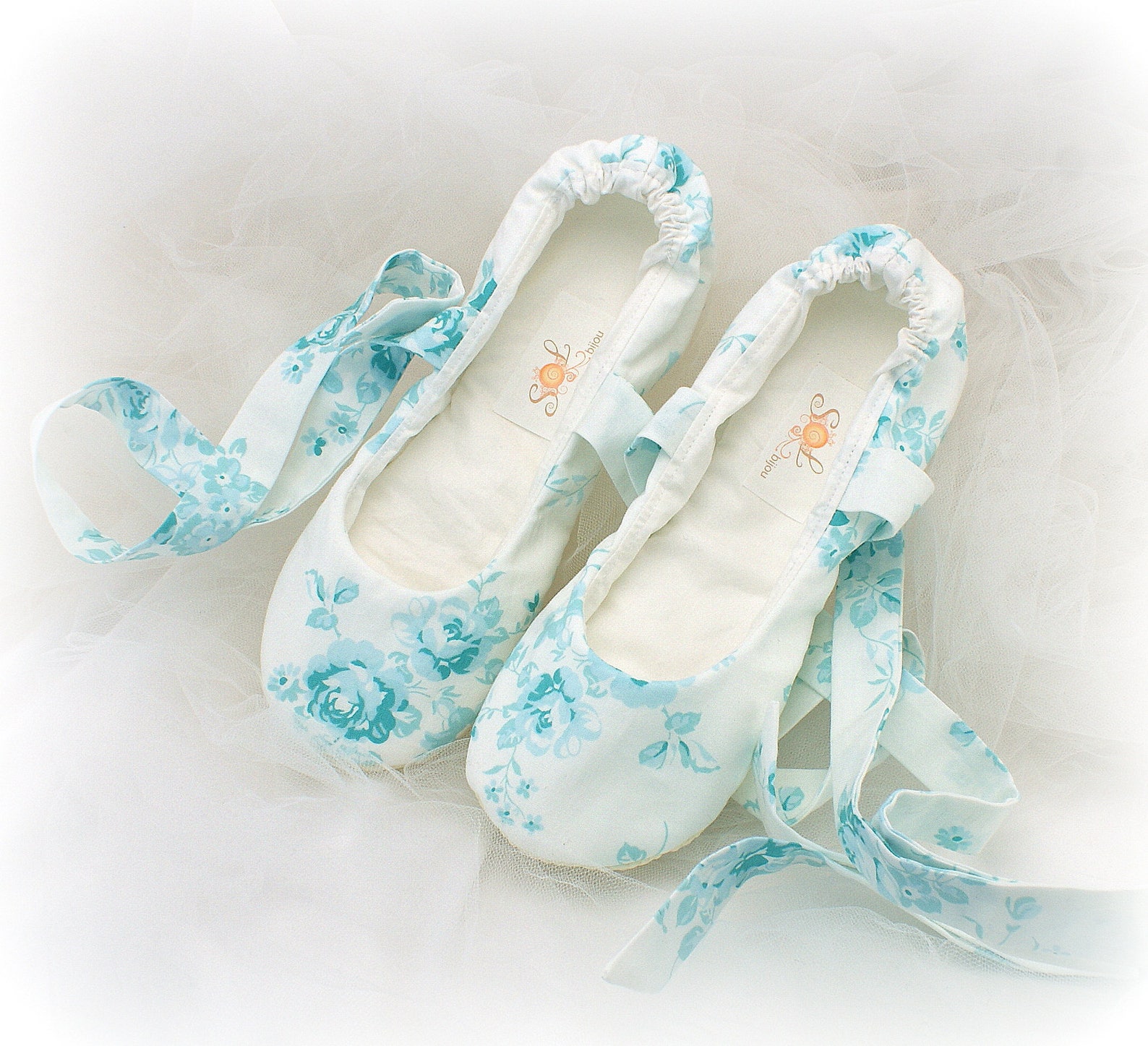 bride ballet slippers teal and white floral blue wedding ballet shoes bridal flats for brides elegant ballerina slippers custom