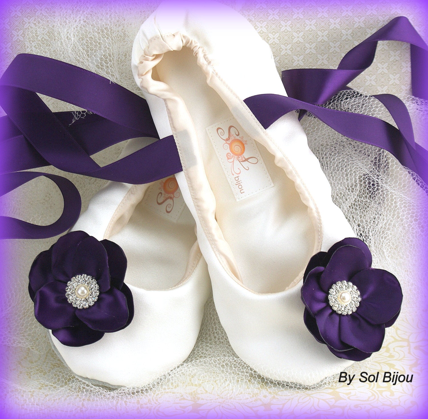 plum flats for wedding