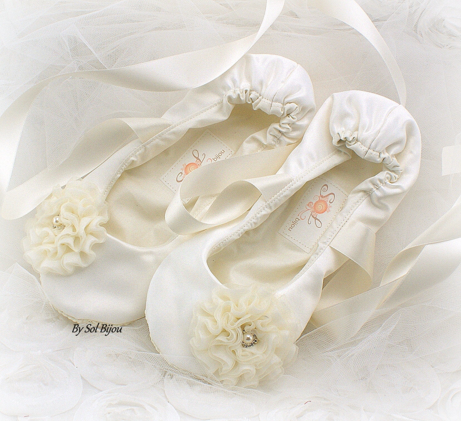 ivory ballerina shoes