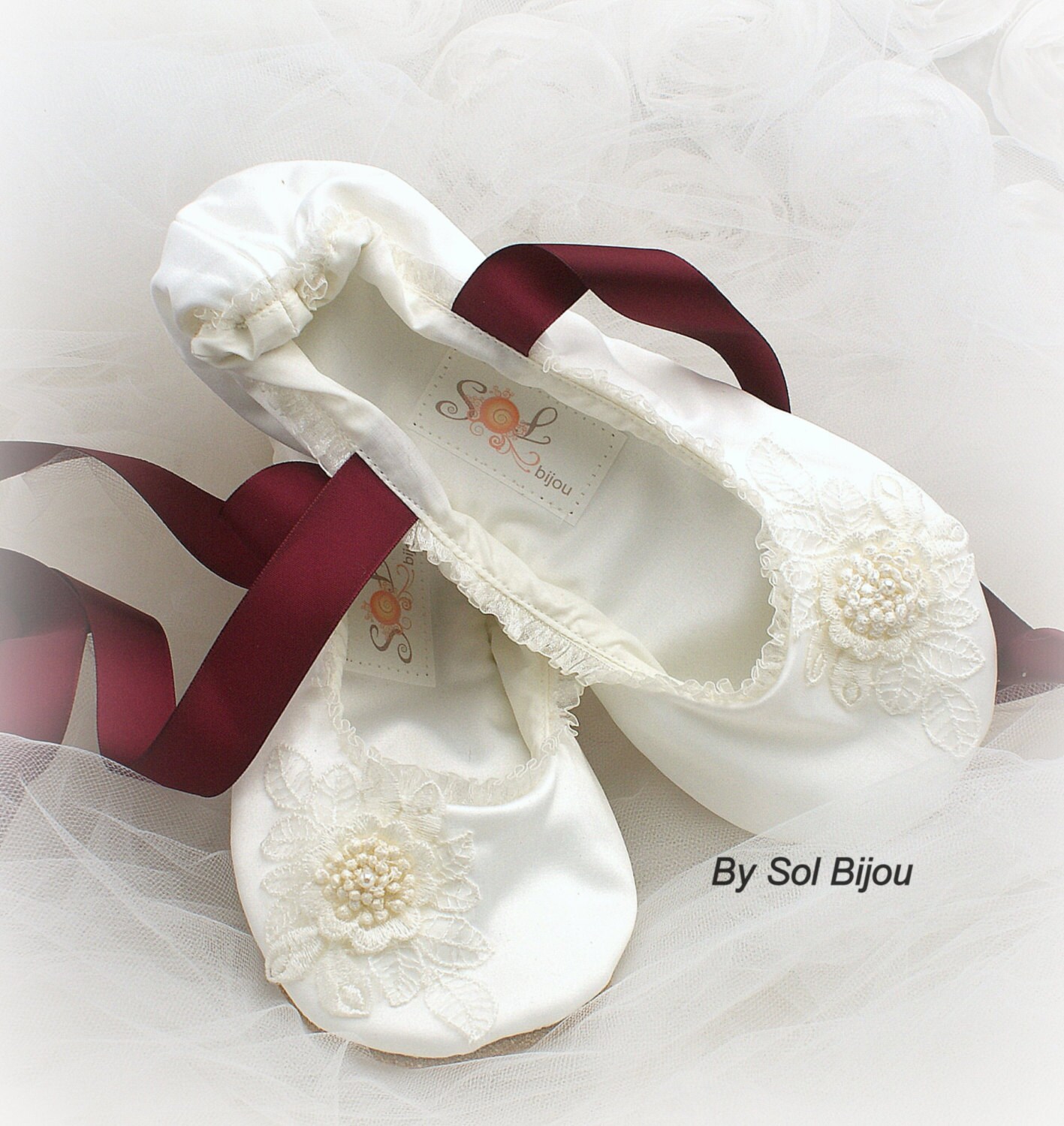 ivory ballet flats for wedding