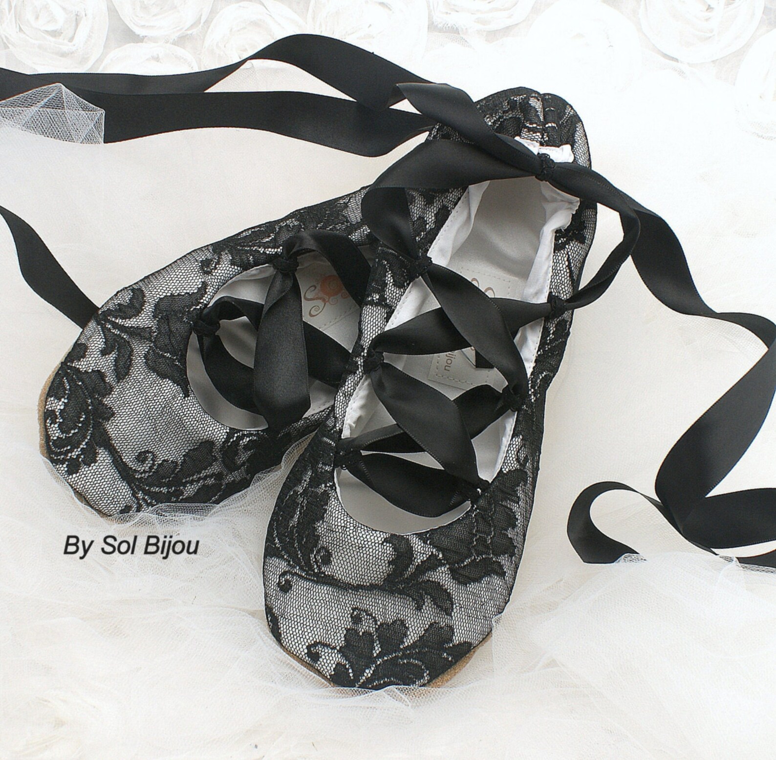 black ballet flats, celtic ballet flats, black wedding flats, ballet slippers, lace ballet flats, wedding shoes, flower girl,ele