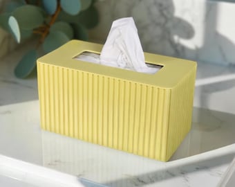Funda rectangular para caja de pañuelos Kleenex de Costco: Funda para caja de pañuelos Kleenex