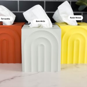 Housse de boîte à mouchoirs mignonne - housse de boîte Kleenex - porte-mouchoirs - décoration moderne - décoration de salle de bain - cadeau de pendaison de crémaillère