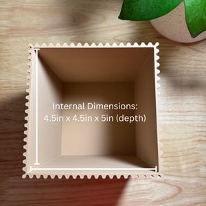 Beige ribbed tissue box cover internal dimensions
