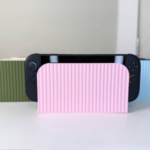 Fluted Switch 2 Dock Cover: Modern Gamer Decor