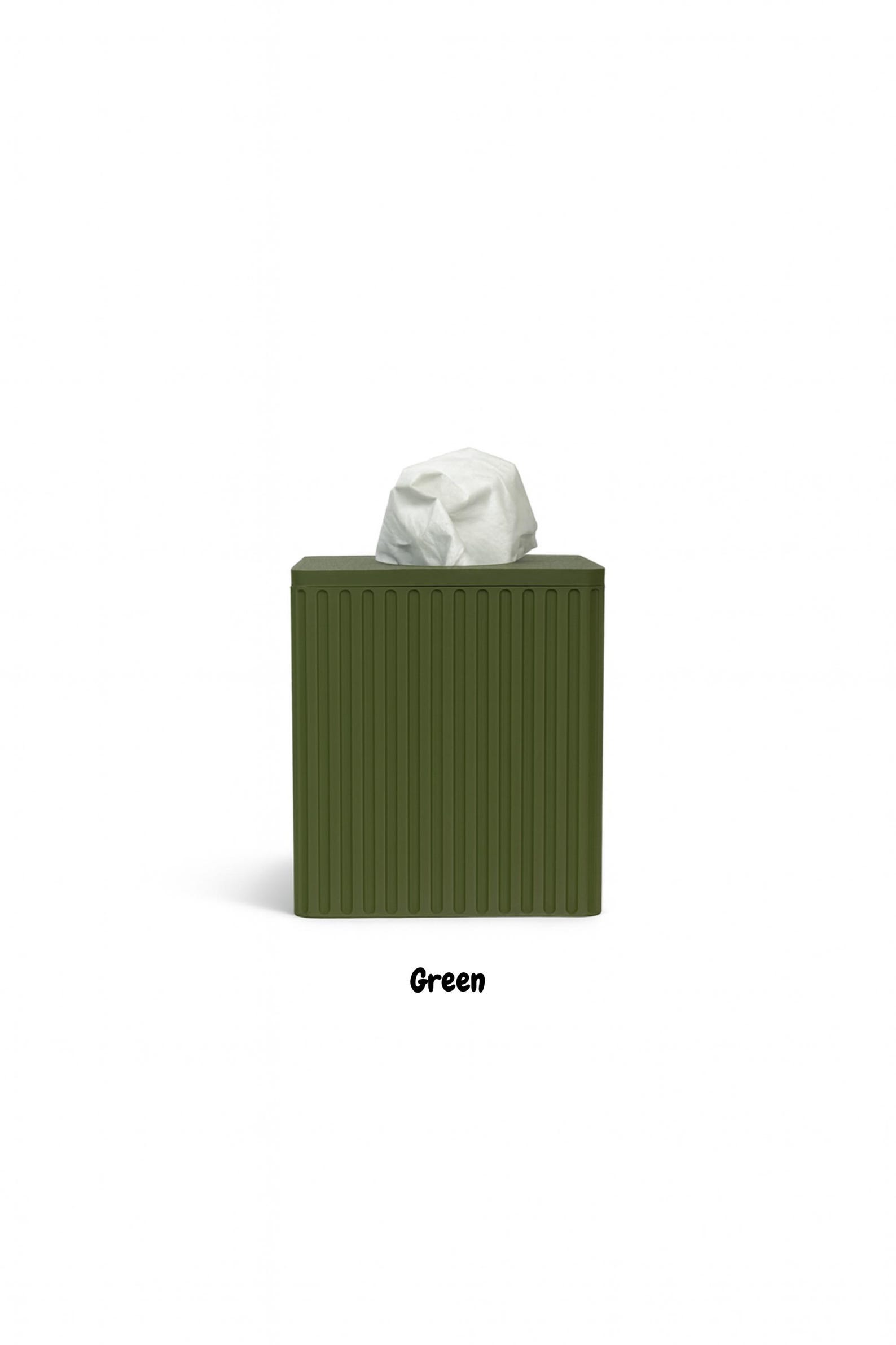 Fluted Cube Tissue Box Cover V2 - Tissue Holder - Modern Home Decor - Etsy