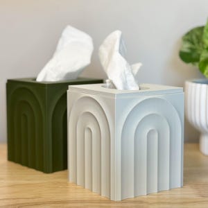 Cute Tissue Box Cover - Kleenex Box Cover - Tissue Holder - Modern Home Decor - Bathroom Decor - Housewarming Gift