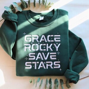 Sudadera bordada del Proyecto Ave María, camiseta Grace Rocky Save Stars, camiseta Amaze Amaze Amaze, camiseta de ciencia ficción para hombre, Dr. Grace's I Had Potential