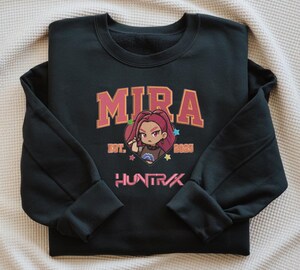 Sweat à Capuche Kpop Huntrix Pour Enfants - Polaire Chaude, Style Hip-Hop, Imprimé Anime - Garçon Et Fille