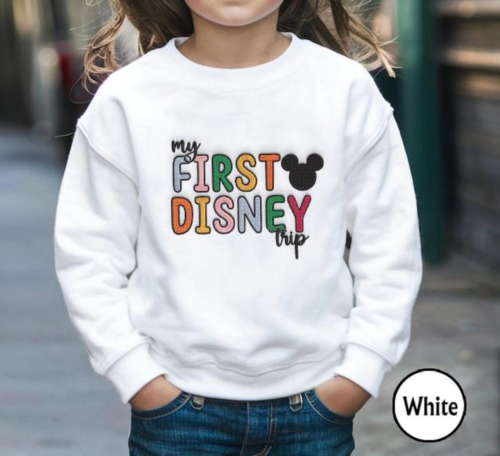My First Disneyland Trip Toddler Sweatshirt, Disneyworld Trip 2024 Sweatshirt, First Disneyland Trip T-Shirt, Disney Family Trip
