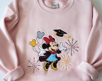 BRODERAD Disney-examenströja, Mimmi Pigg-examenströja, examenspresent, Disney-examenströja