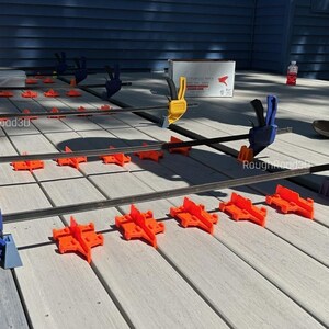 Decking tool clamp adapter for irwin, dewalt & jorgensen bar clamps 2- pack afbeelding 5