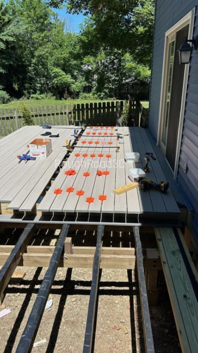 Decking tool clamp adapter for irwin, dewalt & jorgensen bar clamps 2- pack afbeelding 7