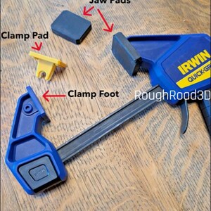 Decking tool clamp adapter for irwin, dewalt & jorgensen bar clamps 2- pack afbeelding 9
