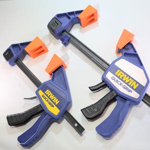 Decking tool clamp adapter for irwin, dewalt & jorgensen bar clamps - 1 pair (2 adapters)