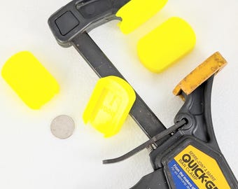 Replacement quick grip jaw pads for irwin med-duty 300lb bar clamp (4 pack)