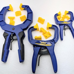 Replacement jaw tips for irwin quick-grip handi-clamp spring-clamps 3 sizes– 6 pack