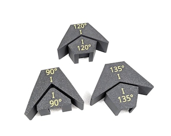 Woodworking clamp angle adaptors (90, 120, 135) for irwin mini clamps