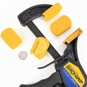 Replacement quick grip jaw pads for irwin med-duty 300lb bar clamp (4 pack)