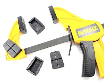 Replacement grip jaw pads for dewalt med 100lb trigger/bar clamps - 6 pack
