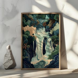 Flowing Serenity: un omaggio alla natura / Decorazioni stampate o stampabili di alta qualità