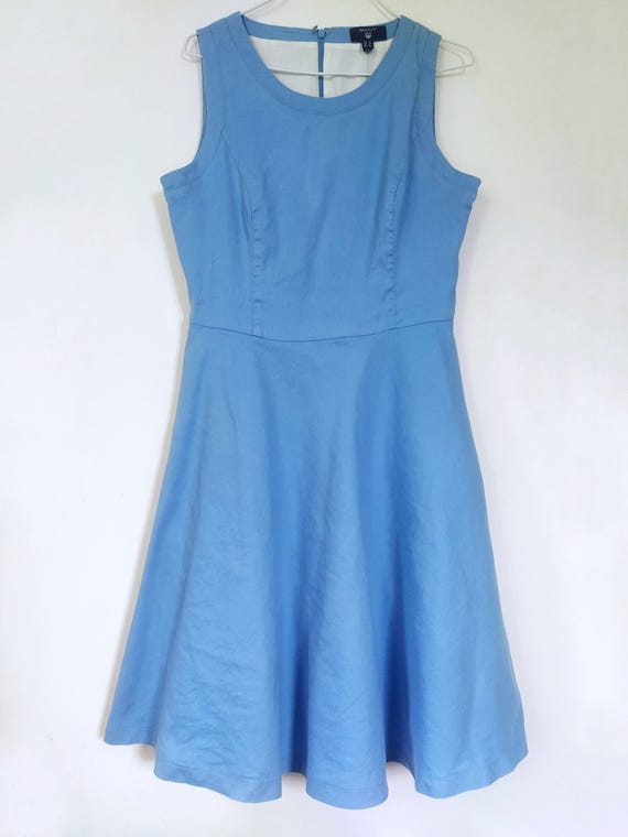 Vintage Gant Linen Dress - Etsy Canada
