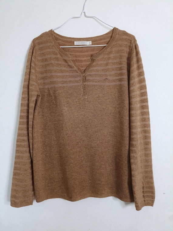 Cashmere and wool blend vintage pullover, size M