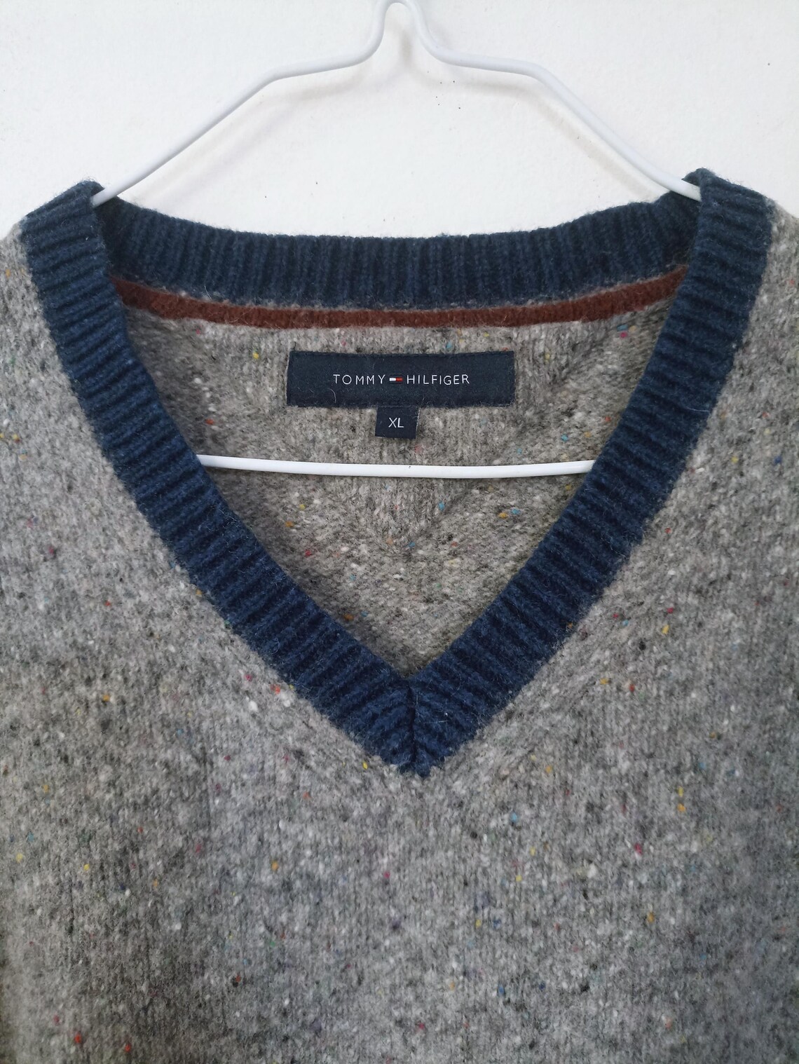 Tommy Hilfiger vintage wool sweater, foto 2 di 5