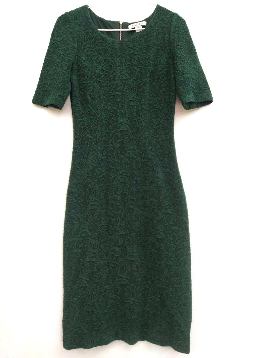 Marella Green Midi Bodycon Dress - Etsy Canada