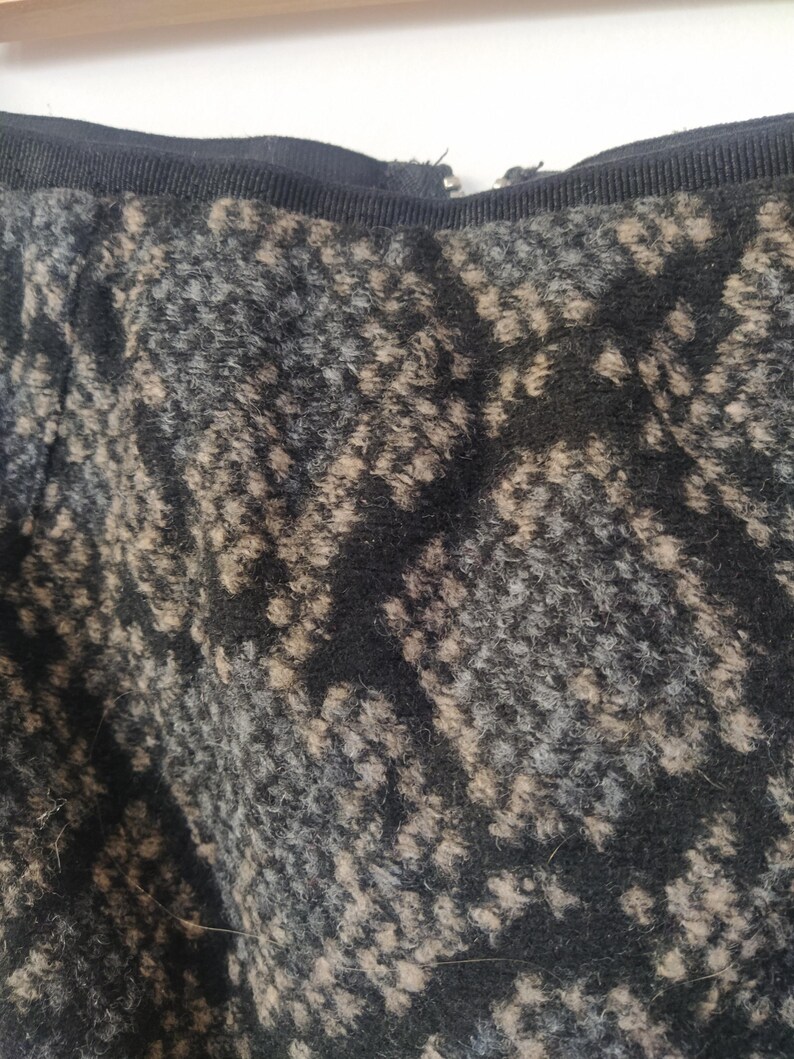 Wool blend python skirt image 3