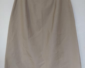 Beige silk blend skirt Marc Aurel