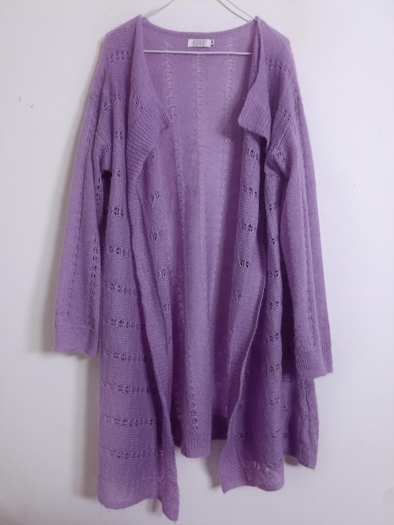 Vintage MASAI mohair cardigan, size M