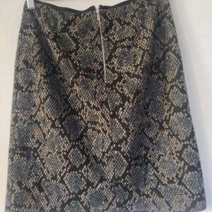 Wool blend python skirt image 4