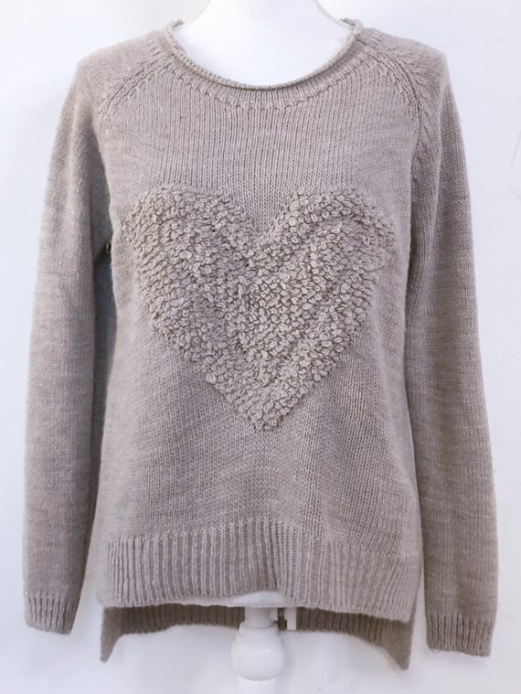 Vintage cappuccino mohair blend sweater, size M