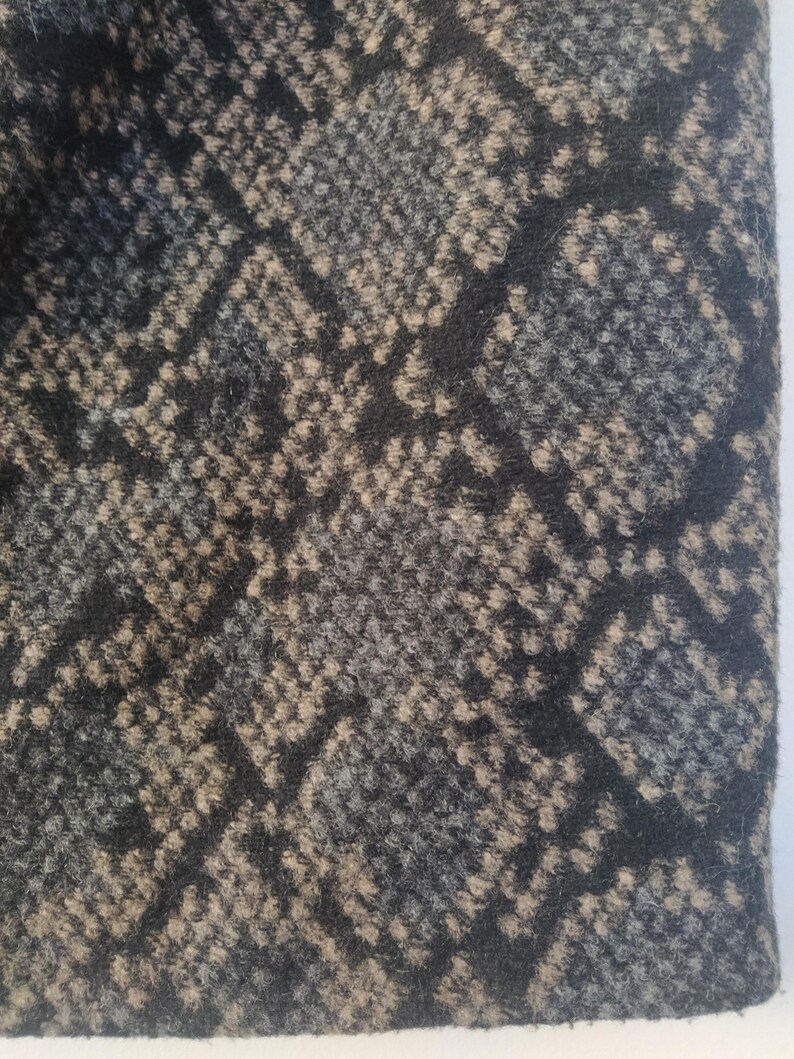 Wool blend python skirt image 2