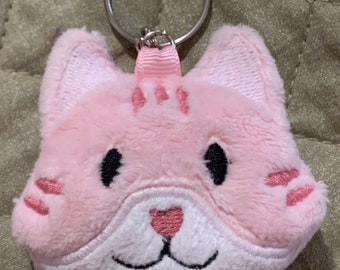 Strawberry scented plush keychain charm