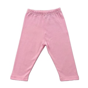 Pastel Pink Baby Toddler Comfy Pull-On Pants Size 12-18 Months