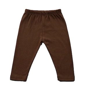 Brown Baby Toddler Comfy Pull-On Pants
