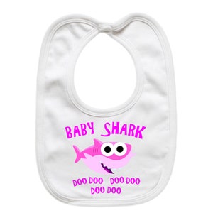 Baby Shark Baby Bib - Funny Baby Gift - Toddler Gift