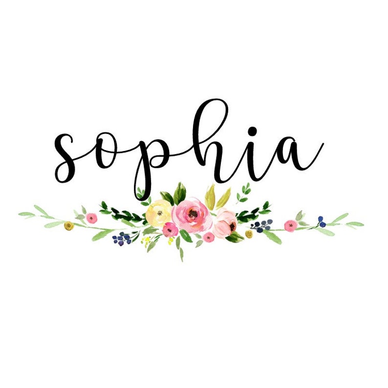 Floral Garland Flowers Toddler Shirt Tshirt Personalized Baby Bodysuit Baby Shower Birthday Gift