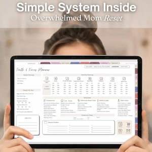 Adhd Digital Planner For Goodnotes, Bible Study Journal, Sermon Notes Faith Planner, Vision Board, Debt Tracker, Cleaning Schedule, 2026