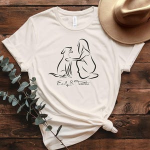 Custom Dog Name Shirt Gift for Dog Lover Personalized Shirt Custom Birthday Gift for Dog Owner Custom Tee Personalized Dog Name Tee Shirt