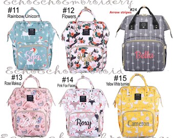 name engraved diaper bags