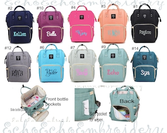 name engraved diaper bags