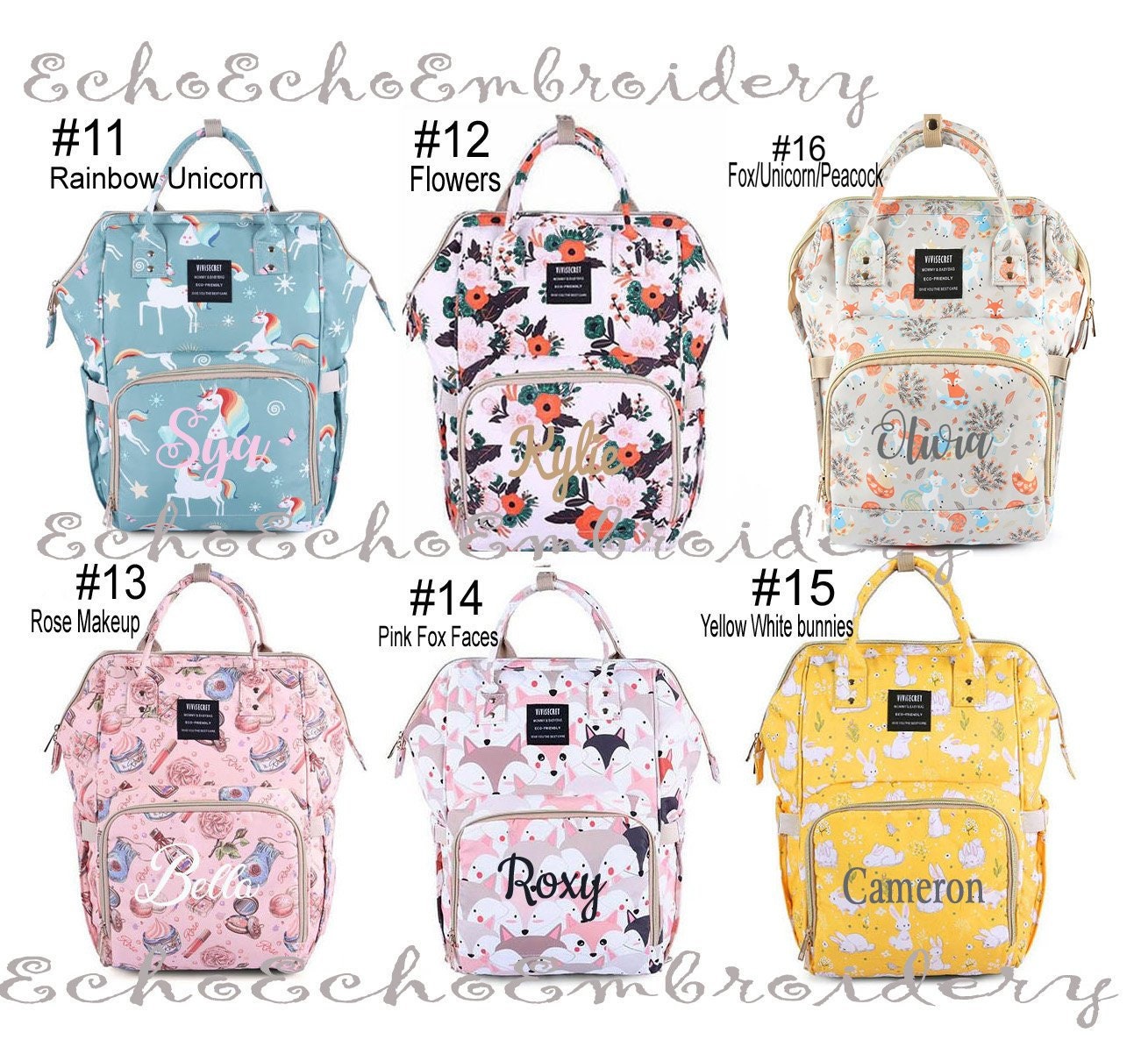 Baby Diaper Bag With Name